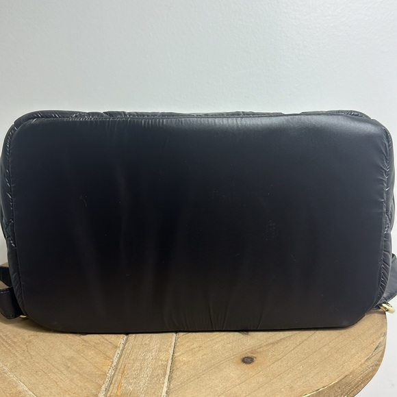 NWT FRANCES VALENTINE Pull-through Closure Puffy Quilted Nylon Backpack - Picture 3 of 5